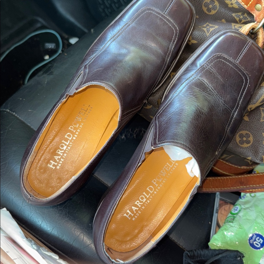 Harold Powell Brown Leather Loafers